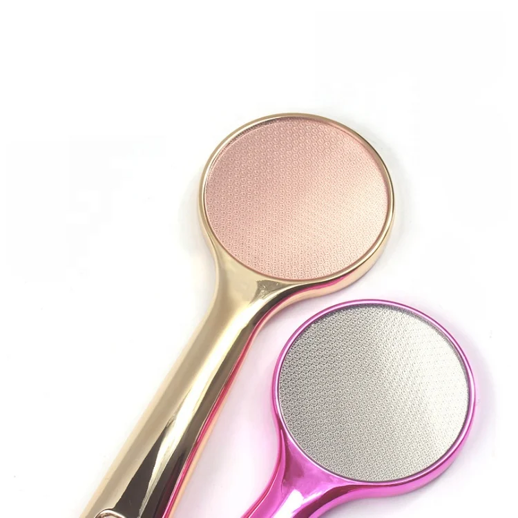China Supplier Directly Sale No Electric Foot File Round Shaped Crystal glass Foot File