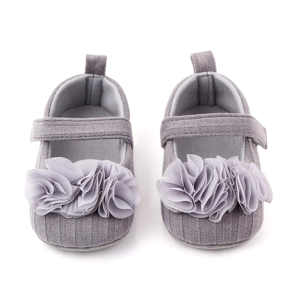 New Beautiful Floral Baby Shoes Girl Crochet Mary Jane Slippers Infant Shoes Soft Sole First Walking Shoes 2025 supplier