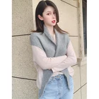 Supplier Shawl Woman Pashmina Knit Acrylic Winter Autumn Fashion Warm Lady Triangle Scarf