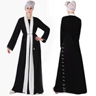 Abaya Collection High-End Handmade Beads Black Dubai NIDA Arab Muslim Women Robes Direct Manufacturers