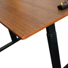 Table Desktop Bamboo Lifting Table Office Desktop Carbonized Color Electric Height Adjustable Tabletop 18years Factory