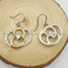 Gold Earing 14k Gold Plated 316L Stainless Steel Fashion Ladies Jeweries And Earing For Women 2020