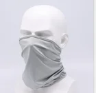Custom Neck Gaiter Nano Ion Fabric Bandana Scarf Silk Neck Gaiter Custom