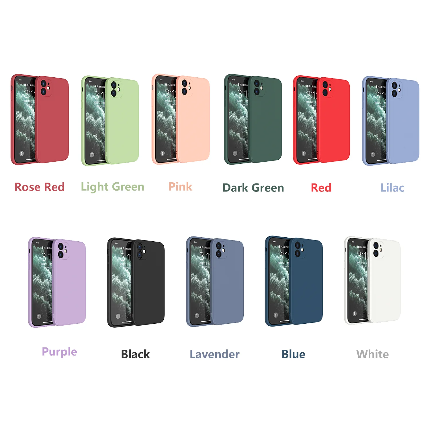 New Arrival Liquid Silicone Full Protection Cell Phone Case For iPhone 12 Pro Max 11 Pro SE
New Arrival Liquid Silicone Full Protection Cell Phone Case For iPhone 12 Pro Max 11 Pro SE