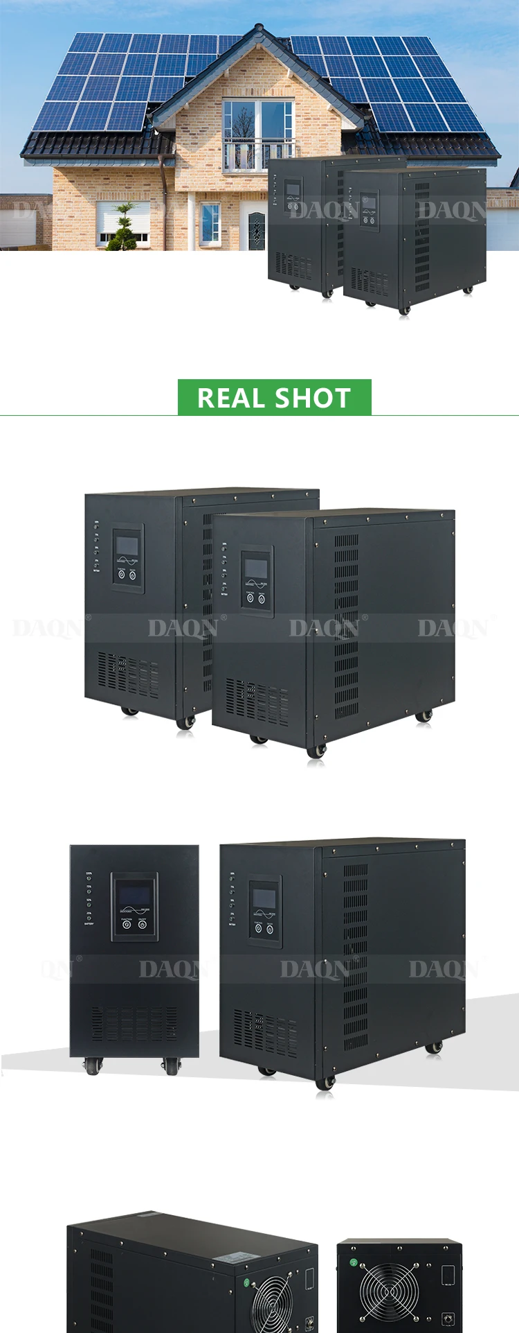 High Frequency Solar Inverter Pure wave Sine Wave 3kw 5kw Solar power System for Home Use