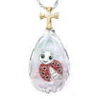 Animal Pendant Customized Wholesale Cute Cartoon Animal Unicorn Bee Elephant Owl Drop Shaped Necklace Cross Pendant