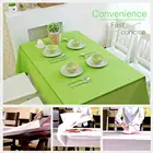 Disposable Plastic Tablecloth Rectangle Table Cover