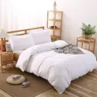 China Textile Factory Wholesale 100% Cotton White Hotel Bedding Sheet Set