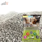 Apple scent round ball shape bentonite clay colored pet sand