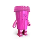 Cup Shape Portable Build Custom printed logo round portable manufacturer dancing original bluetooth Wireless speakers