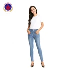 Fashion design high elastic women skinny jeans