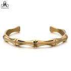 New Arrival 18K Gold Luxury Glossy Slim Bracelet Unisex Stainless Steel Jewelry Accessories