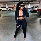 Wear 2020 Fall Sustainable High Quality Sexy Womens Seamless Solid Color Sports Wear Sets