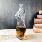 Vodka Bottle Vodka Factory Price 750ml Women Shaped Glass Vodka Liquor Bottle
