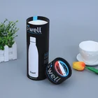 Customized Recycled Black Thick Cardboard Paper Core Tube for Hot Reusable Water Bottle