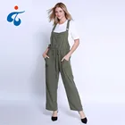 Latest design oem stylish female women ladies pants designer custom logo jumpsuits