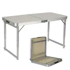 Outdoor Aluminium Adjustable Portable Camping Picnic Beach Hiking Folding Table
