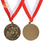 Cheap vintage die casting gold sports 3d trophy metal factory medal