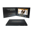 Advertising promotion video brochure card 7inch in print lcd screen book digital catalog