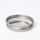 Aluminum Screw Cap Custom Canning Jar Lids Metal Aluminum Water Bottle Screw Cover Cap Mason Jar Lid