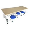 Wholesale school dining room unique folding table with chair
