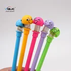 Cute Emoji Bouncing Doll Gel Pen Spring Shaking Head Doll Writing Tool Signing Pen Office School Writing Supplies