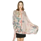 Printed Scarf Wool Scarf Wholesale 100% Wool Dupatta Printed Hijab Long Scarf Soft Muslim Shawl For Women