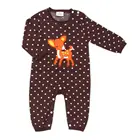 Romper Infant 100% Cotton Kids Knit Romper Woodland Color Baby Infant Romper For Sale