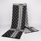 China wholesale fancy striped Neck Warmer winter scarf men