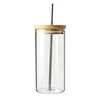 Hot sale 700ml bubble tea glass bottle with 10mm straw hole lid mason jar custom logo