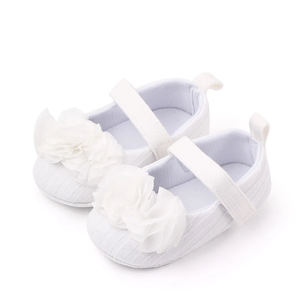 New Beautiful Floral Baby Shoes Girl Crochet Mary Jane Slippers Infant Shoes Soft Sole First Walking Shoes 2025 supplier