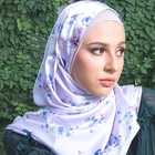Wholesale designers custom private label muslim hijab head scarfs for women stylish