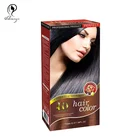 Black natural color hair color dye cream
