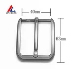 Metal Buckle Belt Buckle 40mm Private Electroplating Custom 40MM Zinc Alloy Metal Pin Belt Buckle