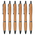 Logo Customization Pen with Wooden Ballpoint Hot Popular Accept Laser LOGO Bamboo Wood Ballpoint Pen with LOGO