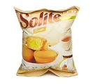 Hot selling printed laminated lldpe stretch film bag for fast food packaging