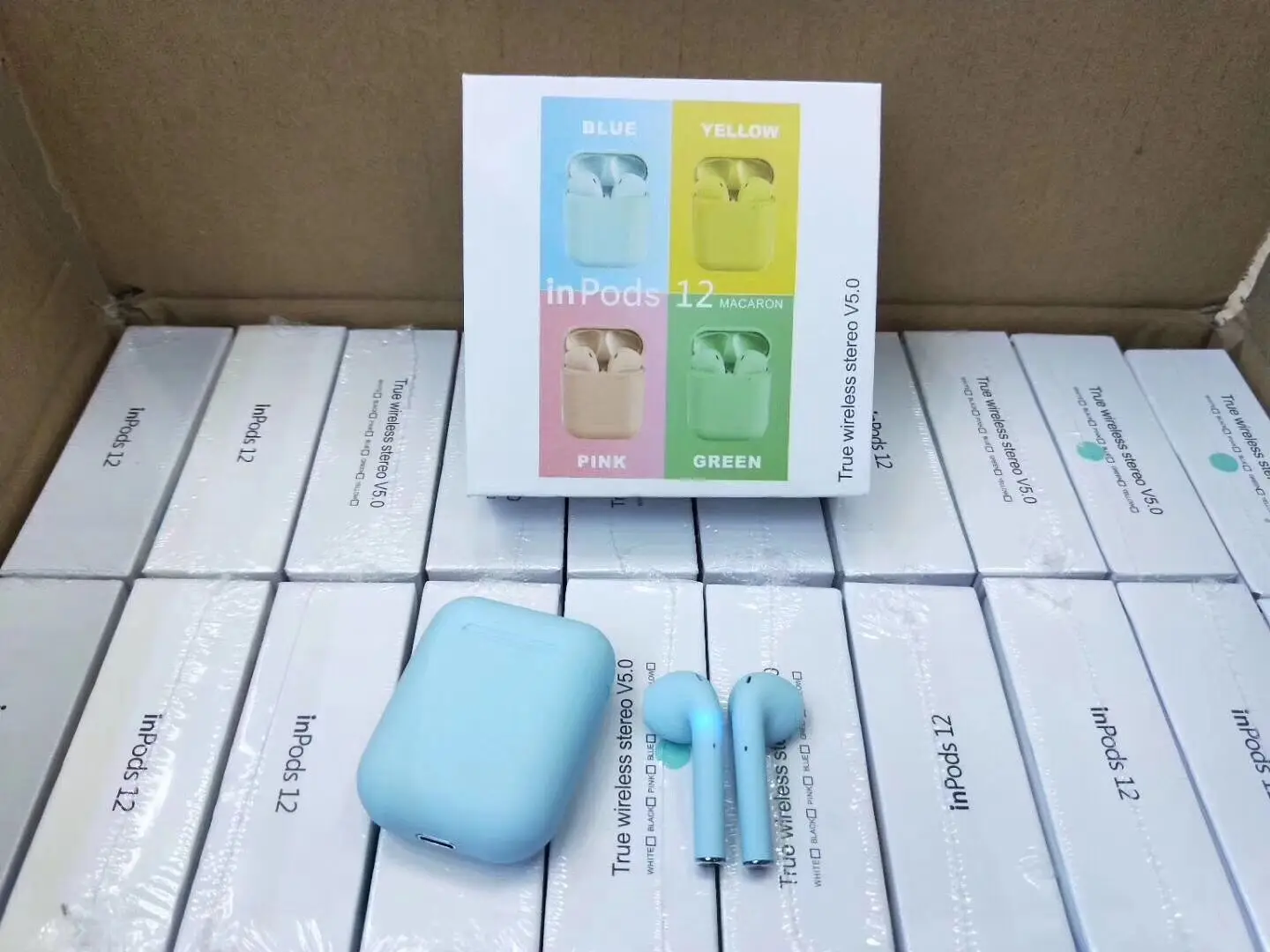 Factory bulk Amazon Top Sell Inpods 12 Tws Wireless Earbuds Wireless Headphone Earphone for iphone - ANKUX.COM