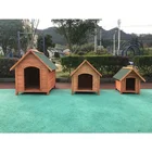 Factory hot selling wood outdoor dog pet house