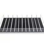 Convenient always front gravity feed display roller shelf supermarket display acrylic shelf divider