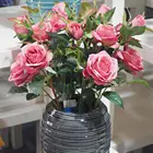3 family decor roses wedding artificial flowers rose