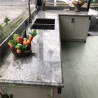 Grey granite silk stone home bar counters kitchen countertops price, hotel bathroom vanity top prefab