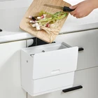 New Design Plastic Portable Wall Mounted Garbage Bin Kitchen Trash Can