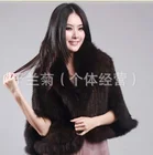 Rabbit Scarf Promotional Various Durable Using Rabbit Collar Faux Fur Scarf