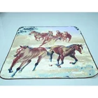 Baby Security Small Custom Sublim Animal Horse Print Fleece Throw Blanket