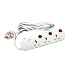 Uk Extension Lead Socket UK Surge Protected Extension Lead Cord Sockets Power Strip