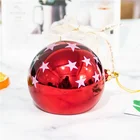 Christmas Ball Sublimation Christmas Ball 8Cm Plastic Direct Print On Ball Plastic Xmas Ball With A Full-Color Logo