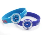 Custom Silicone Rubber Bracelets Wristband Hand Bands with Cheap Price