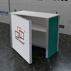 Show Custom Aluminium Reused Counter Locked Door Desk Portable Trade Show Booth Table