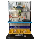Hot Selling Tool Hardware Metal Display Rack Pegboard Shelf Stand