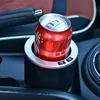 DC 12v car accessories smart car cup holder warmer for can bottle drink juice